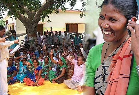 பெண்கள் மொபைலில் பேசினால் ரூ 21 ஆயிரம் பசுவதை செய்தால் ரூ.2 லட்சம் அபராதம் பஞ்சாயத்தில் முடிவு