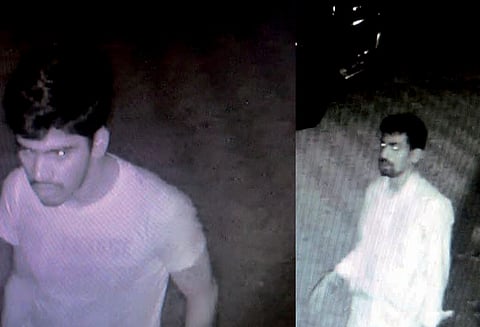 வனத்துறை அலுவலகத்தில் சந்தன மரங்கள் வெட்டி கடத்திய மர்ம நபர்களின் புகைப்படங்கள் வெளியீடு