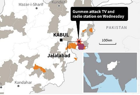 ஆப்கானிஸ்தானில் தேசிய தொலைக்காட்சி நிறுவனம் மீது துப்பாக்கி சூடு தாக்குதல்