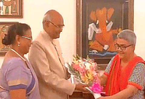 முன்னாள் பிரதமர் வாஜ்பாயை சந்தித்து ஆசி பெற்றார் ராம்நாத் கோவிந்த்