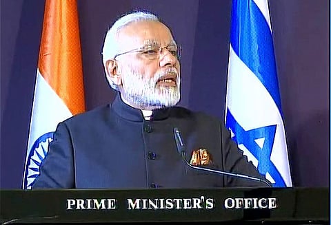 நீர் மற்றும் விவசாயங்களில் இஸ்ரேல், உலக நாடுகளுக்கு முன்னோடி - பிரதமர் மோடி