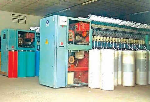 வெள்ளகோவில், முத்தூர், மூலனூர் பகுதியில் ஓப்பன் எண்ட் மில்களில் உற்பத்தி நிறுத்தம் தொடங்கியது