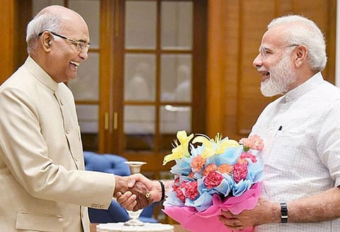 ராம்நாத்கோவிந்த் ஜனாதிபதியாக பதவியேற்றுக்கொண்டது குறிப்பிடத்தக்க மைல்கல்: பிரதமர் மோடி