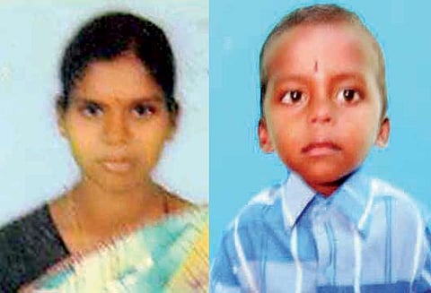 4 வயது மகனை விஷம் கொடுத்து கொன்று தாய் தற்கொலை