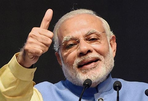 குடியரசு துணை தலைவர் தேர்தலில் வெற்றி; வெங்கய்யா நாயுடுவுக்கு பிரதமர் மோடி வாழ்த்து