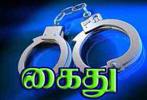 சேத்துப்பட்டு அருகே பெண் மீது தாக்குதல் தந்தை, மகன் கைது