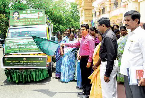 திருவண்ணாமலையில் சுகாதார விழிப்புணர்வு ரதம்