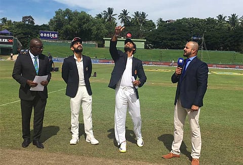 இலங்கைக்கு எதிரான 3-வது டெஸ்ட்: டாஸ் வென்ற இந்திய அணி பேட்டிங் தேர்வு