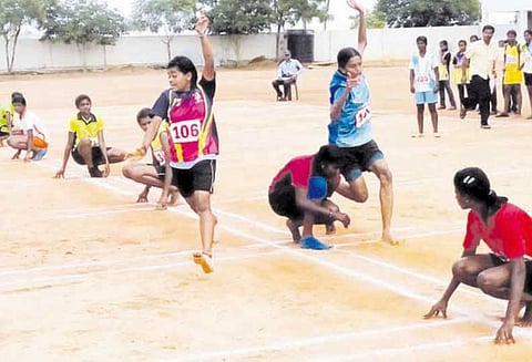 மாநில அளவிலான கோ-கோ வீராங்கனைகள் தேர்வுக்கான போட்டி