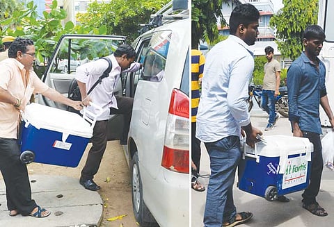 சாலை விபத்தில் மூளைச்சாவு அடைந்த மருத்துவமனை ஊழியரின் உடல் உறுப்புகள் தானம்