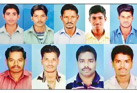 காரைக்கால் மீனவர்கள் 10 பேர் சிறைபிடிப்பு இலங்கை கடற்படை அட்டூழியம்