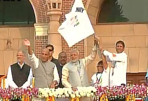 பிரதமர் மோடி ஒற்றுமைக்கான ஓட்டத்தினை தொடங்கி வைத்துள்ளார்