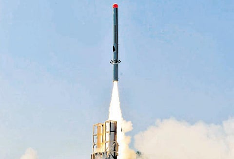 இந்தியாவில் தயாரான ‘நிர்பய்’ ஏவுகணை 5-வது முறையாக சோதனை