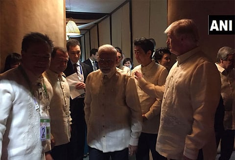 மணிலாவில் டொனால்டு டிரம்ப் உள்ளிட்ட உலக தலைவர்களுடன் பிரதமர் மோடி சந்திப்பு