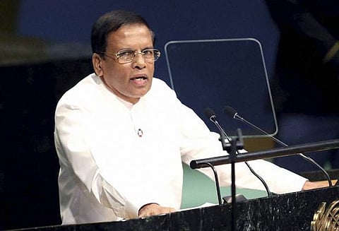 இலங்கை இறுதி கட்ட போரின் இலங்கை ராணுவம் போர்க்குற்றத்தில் ஈடுபட்டது: சிறிசேனா ஒப்புதல்