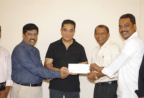 தமிழ் இருக்கைக்காக நடிகர் கமல்ஹாசன் ரூ. 20 லட்சம் நிதி உதவி
