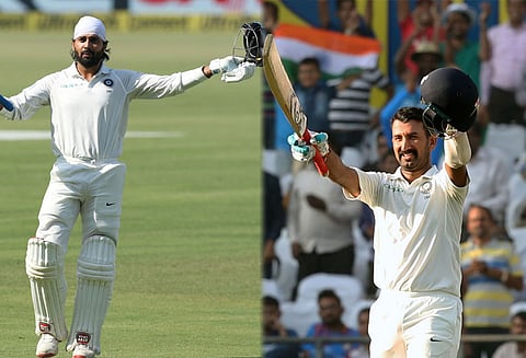 நாக்பூர் டெஸ்ட்:விஜய், புஜாரா சதம், வலுவான நிலையில் இந்தியா