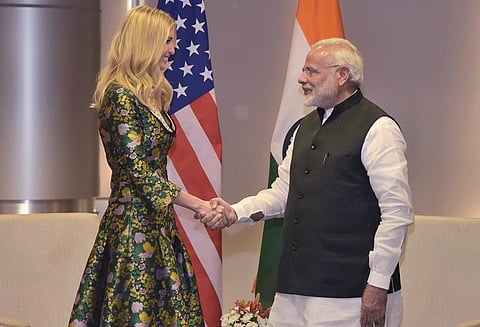 நீங்கள் இங்கு சாதித்தது உண்மையில் அசாதாரமாணது பிரதமர் மோடிக்கு இவாங்கா டிரம்ப் பாராட்டு