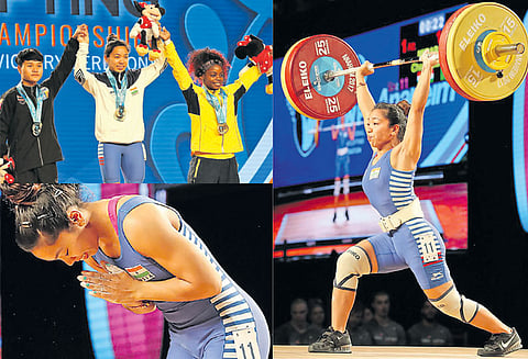 உலக பளுதூக்குதல்: 22 ஆண்டுகளுக்கு பிறகு இந்திய வீராங்கனை சாதனை