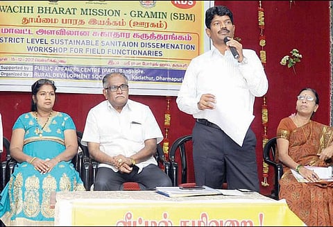 மார்ச் மாதத்திற்குள் அனைத்து ஊராட்சிகளிலும் 100 சதவீதம் தனிநபர் சுகாதார வளாகம் அமைக்கப்படும்