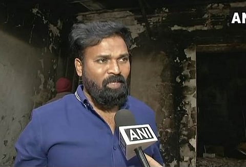 டெல்லியில் பாரதீய ஜனதா எம்.பி. வீட்டில் தீ விபத்து; குழந்தைகள் காயம்