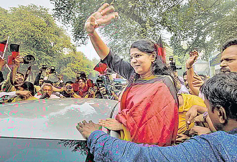 ‘நியாயத்தை நிலைநிறுத்தி இருக்கிறோம்’ தீர்ப்புக்கு பின்னர் கனிமொழி எம்.பி. பேட்டி