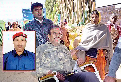 குளிர் காய்ந்த போது காவலாளி மூச்சுத்திணறி சாவு