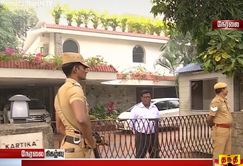 கார்த்தி சிதம்பரம் வீட்டில் வருமான வரி துறை சோதனை நிறைவு: எதுவும் கைப்பற்றப்படவில்லை என தகவல்