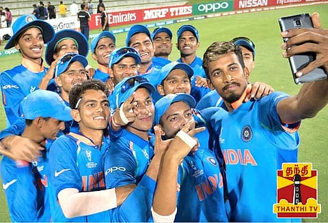 ஜூனியர் உலகக் கோப்பை பப்புவா நியூ கினியாவை 64 ரன்களில் சுருட்டி இந்திய அணி அபார வெற்றி