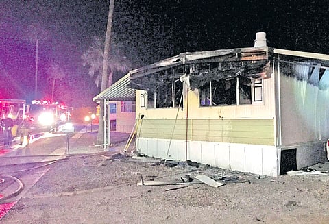 சிலந்தியைக் கொல்ல வீட்டைக் கொளுத்திய நபர்!