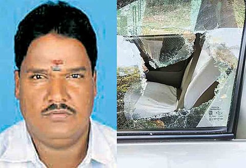 காலில் விழுவது போன்று நடித்து எம்.எல்.ஏ முகத்தில் கத்தியால் குத்திய வாலிபர்