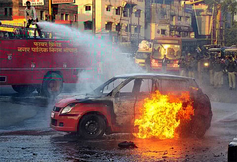 பத்மாவத் போராட்டம் கர்னி சேனா தேசிய செயலாளரை போலீஸ் கைது செய்தது