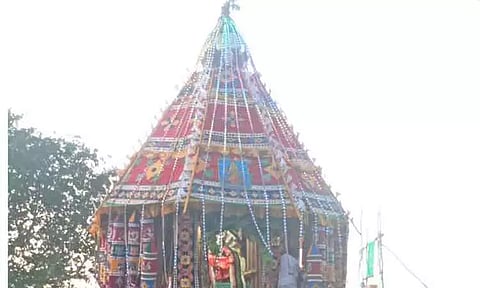 காவேரி மாரியம்மன் கோவில் தேரோட்டம்