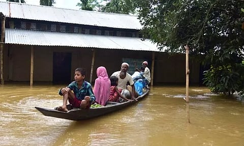 அசாம் வெள்ளம்; நகாவன் மாவட்டத்தில் 2.88 லட்சம் பேர் பாதிப்பு