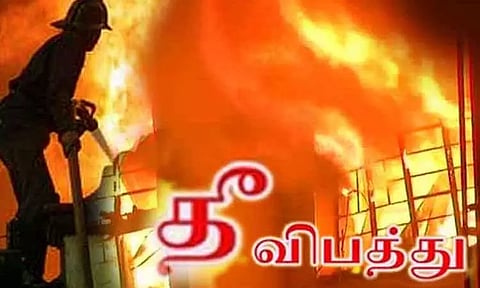 சோழிங்கநல்லூரில் மின்சார மோட்டார் சைக்கிளின் பேட்டரி வெடித்து வீட்டில் தீ விபத்து