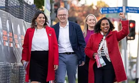 ஆஸ்திரேலிய பிரதமர் தேர்தல்; அந்தோனி அல்பானீஸ் அதிக இடங்களில் வெற்றி பெற்று முன்னிலை