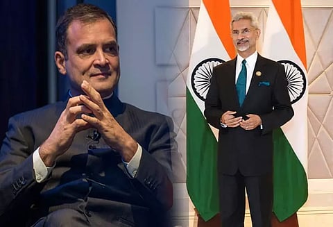 'இந்திய வெளியுறவுத்துறை யார் பேச்சையும் கேட்பதில்லை' என ராகுல்காந்தி கருத்து - ஜெய் சங்கர் பதிலடி