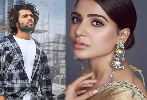 படப்பிடிப்பில் விபத்து ஆற்றில் விழுந்த கார் ; நடிகை சமந்தா, விஜய் தேவரகொண்டா காயம்