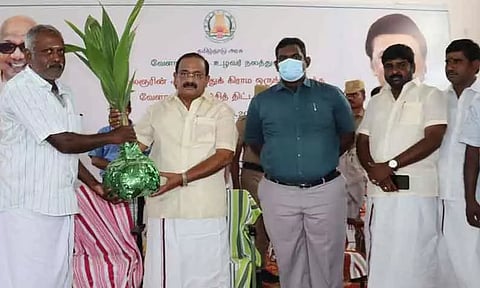 தொப்பம்பட்டியில் சமத்துவபுரம் அமைக்கப்படும்; அமைச்சர் அர.சக்கரபாணி பேச்சு