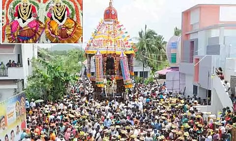 நீலியம்மன், செல்லியம்மன் கோவில் தேரோட்டம்