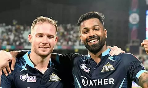 ஐ.பி.எல். கிரிக்கெட்: டேவிட் மில்லருக்கு கேப்டன் ஹர்திக் பாண்ட்யா புகழாரம்