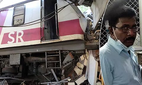 சென்னை கடற்கரை ரெயில் நிலையத்தில் விபத்துக்கு காரணமான மின்சார ரெயில் டிரைவர் பணியிடை நீக்கம்