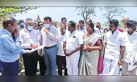 மாமல்லபுரத்தை சர்வதேச தரத்திற்கு அழகுபடுத்தும் வகையில் திட்ட அறிக்கை - நகராட்சி முதன்மை செயலாளர் ஆய்வு