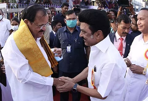 துணை ஜனாதிபதி வெங்கையா நாயுடுவுக்கு முதல்-அமைச்சர் மு.க.ஸ்டாலின் நன்றி