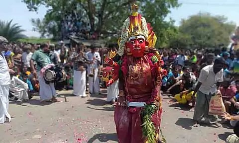 காளியம்மன் கோவிலில் திருநடன திருவிழா