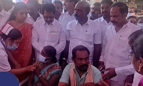 தமிழகம் முழுவதும் 34-வது மெகா தடுப்பூசி முகாம் தொடங்கியது