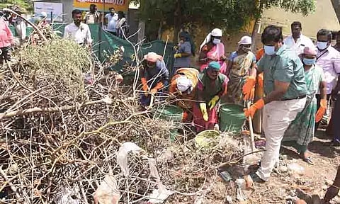 நம்ம ஊரு சூப்பரு இயக்கத்தின் மூலம் தூய்மை பணிகள்
