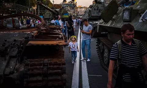 சுதந்திர தினத்தையொட்டி ரஷியா தாக்குதல் நடத்தினால் பதிலடி மிகவும் சக்திவாய்ந்தாக இருக்கும் - உக்ரைன் அதிபர் எச்சரிக்கை