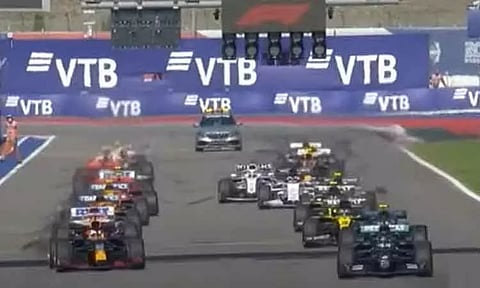 ரஷியாவில் இனி ஃபார்முலா-1 கார் பந்தயம் நடத்தப்படாது என அறிவிப்பு