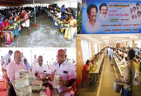 பேராவூரணி தி.மு.க. எம்.எல்.ஏ. நடத்திய மொய் விருந்தில் ரூ.11 கோடி வசூல்